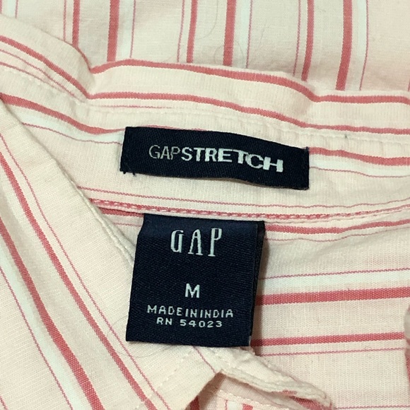 SALE GAP Candy Striped Stretch Blouse - Picture 3 of 4